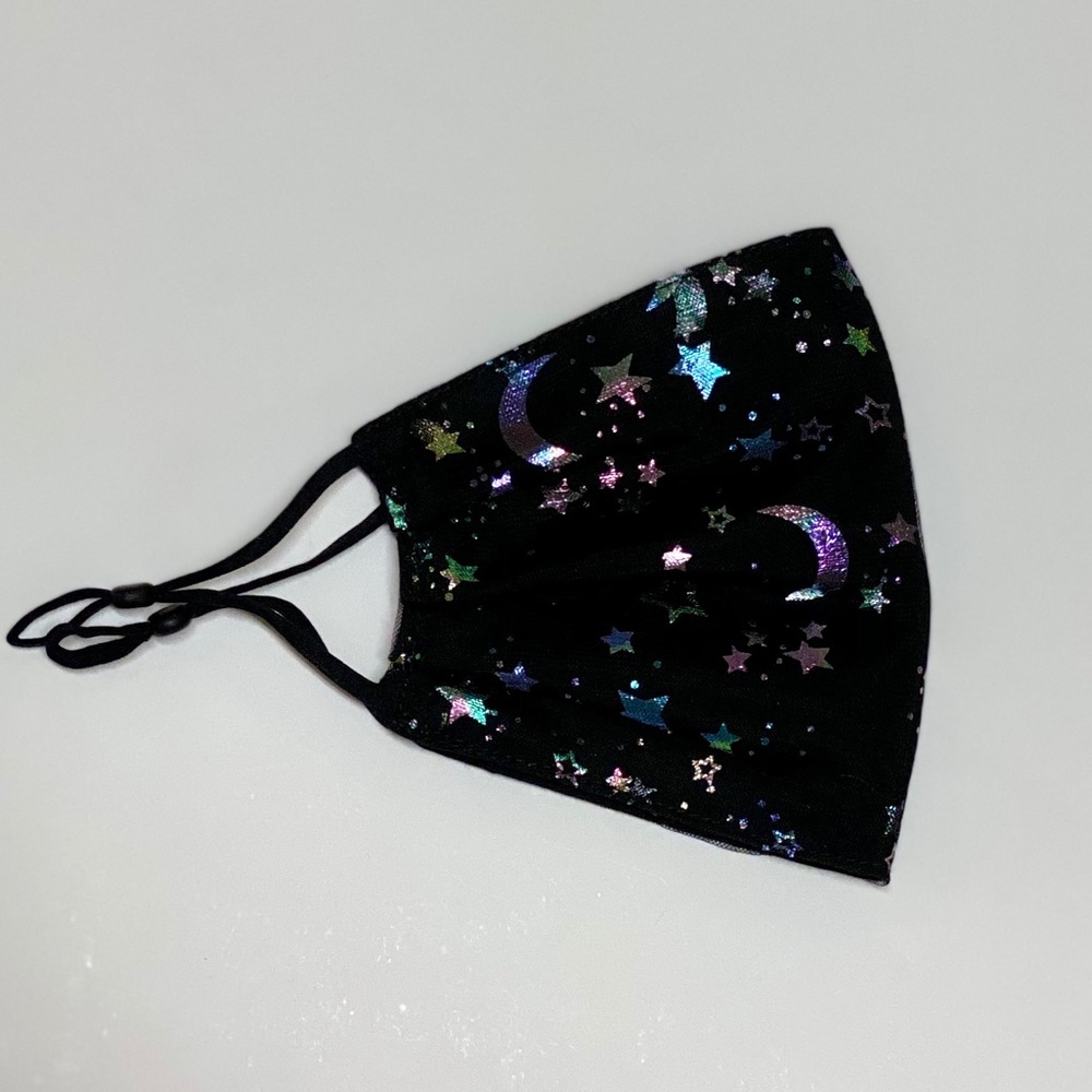 🔥3/$20🔥 Moon & Stars Pattern Mesh Face Mask - Picture 7 of 10
